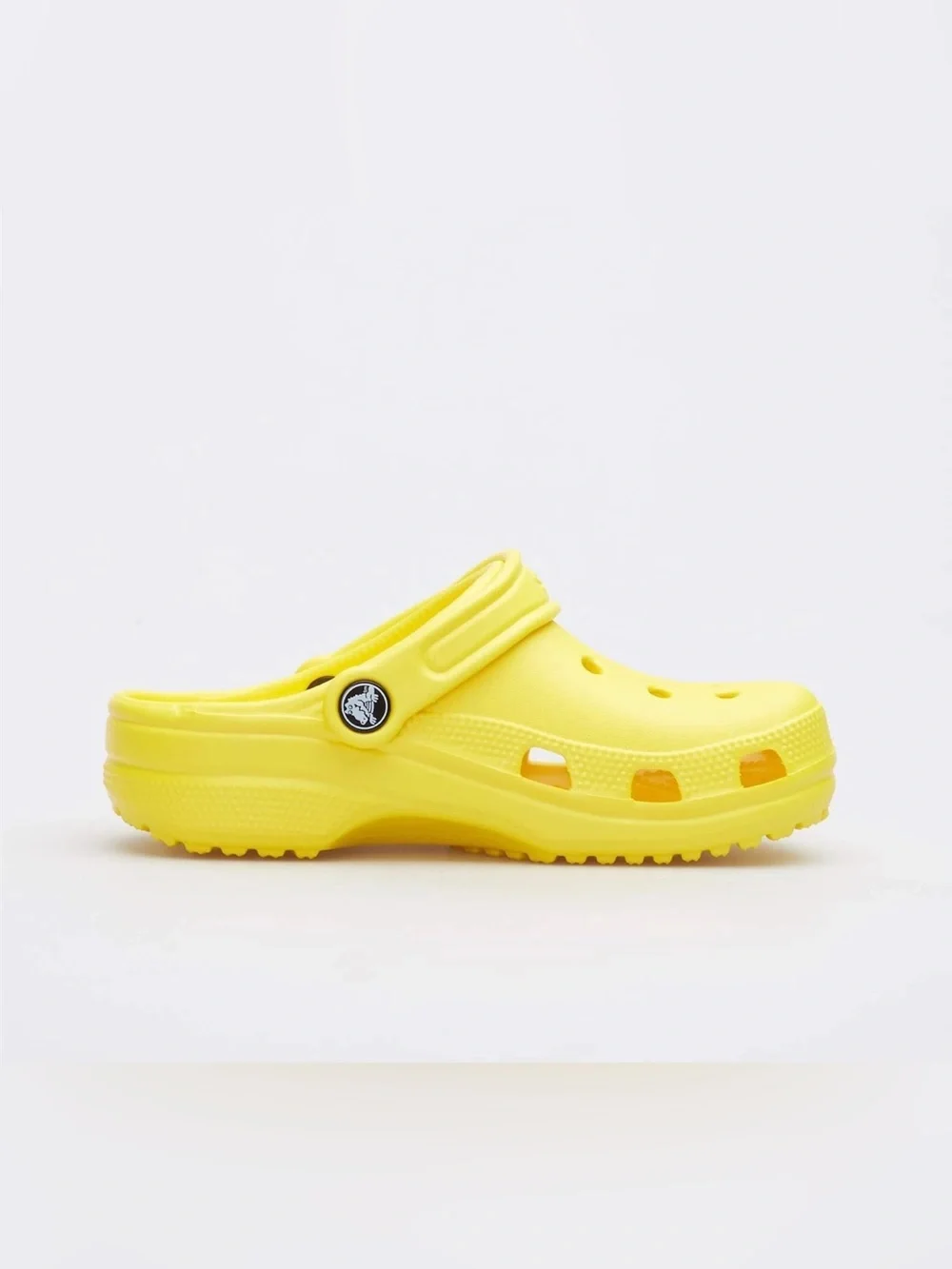 Crocs Kids Classic Clog Lemon Lightweight Heel Strap Shoe Size C7 Water-Friendly